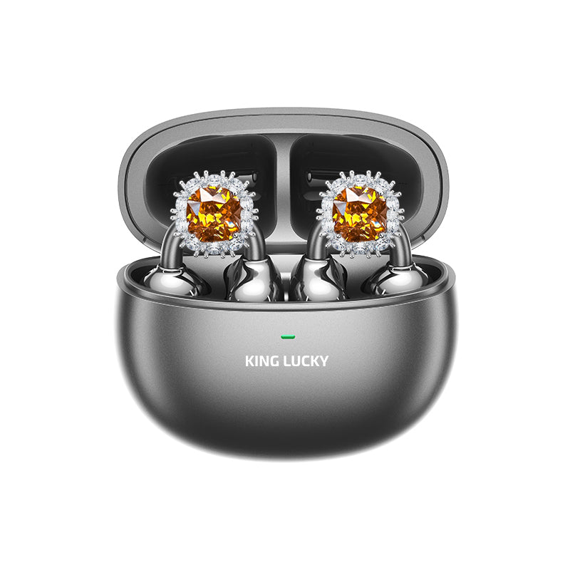 Pendientes de clip con auriculares Bluetooth